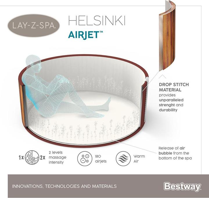 Produktbild Bestway Lay-Z-Spa Helsinki Airjet (7 Pers.)