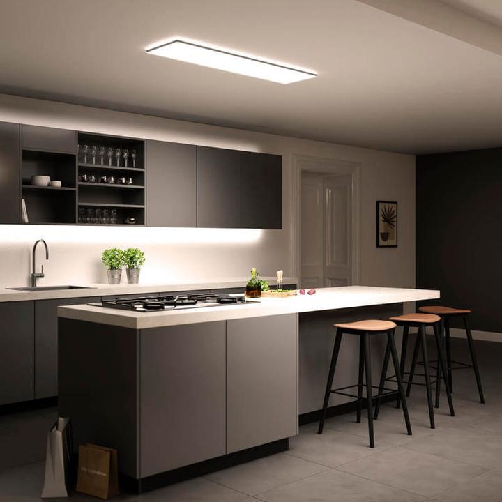Produktbild Müller Licht LED Panel tint LED-Panel Aris black, white+color, 120x30 cm 404091
