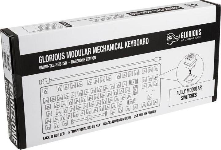 Immagine prodotto Glorious PC Gaming Race GMMK TKL ISO Barebone (DE, Cablato)