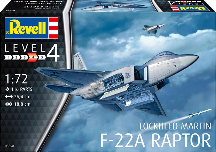 Actual product image Revell Lockheed Martin F-22A Raptor