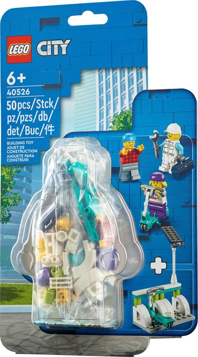 Actual product image LEGO City electric scooter with charging station (40526, LEGO City)