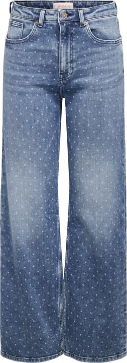 Only ONLJUICY Hohe Taille Weiter Beinschnitt Jeans Jeans mit weitem Bein (W31/L32)