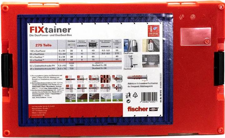 Produktbild Fischer FIXtainer (275 Stk.)