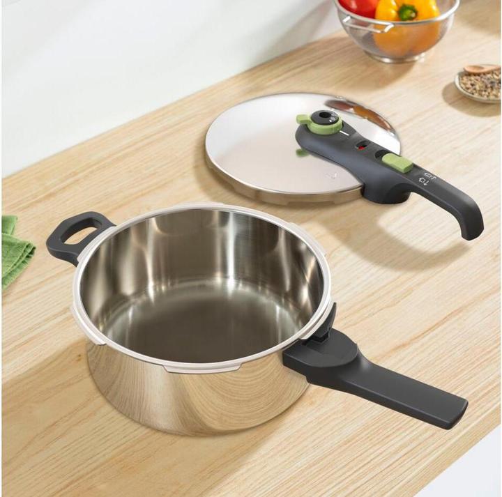 Produktbild Tefal Secure Trendy Schnellkochtopf (Dampfkochtopf, Edelstahl)