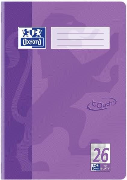 Actual product image Oxford Exercise book, A4, ruling 26 (A4, Checked, Hardcover)