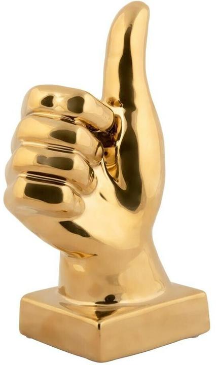 Actual product image present time Stand-up statue Okay Gold