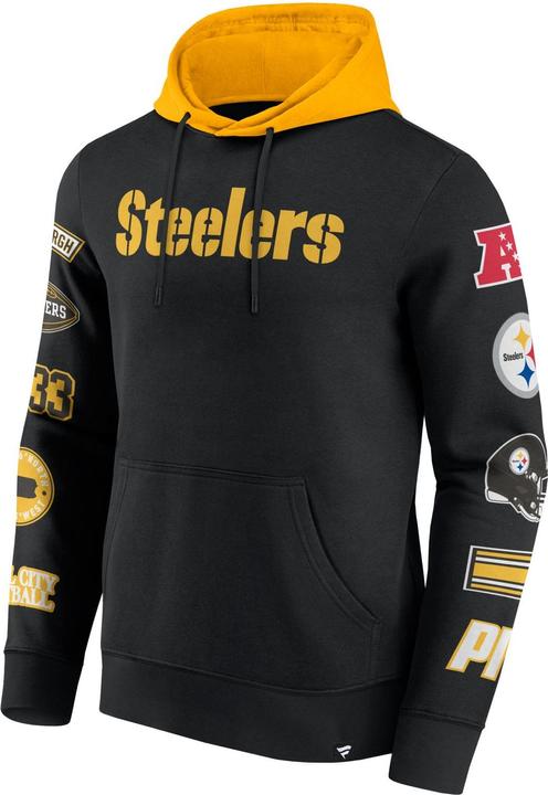 Fanatics Pittsburgh Steelers NFL Sleeve Prints Hoody - S (S)