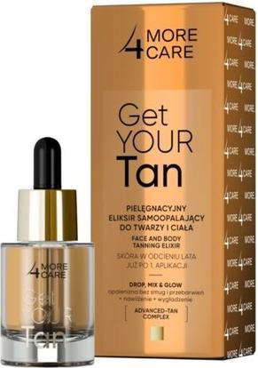 Produktbild More4Care Get Your Tan Self-Tanning Elixir For Face And Body 15Ml (Selbstbräunungsschaum, 15 ml)