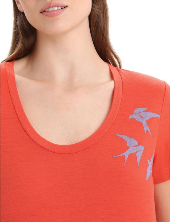 Produktbild Icebreaker Women's Tech Lite II S/S Scoop Swarming Shapes (XS)