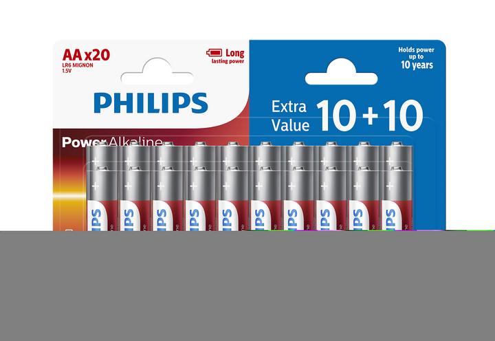 Actual product image Philips Battery 12pc 10+10 AA AAA (12 pcs., AA, AAA)