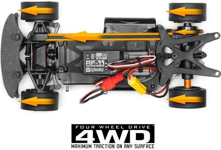Actual product image HPI Micro RS4 1969 Ford Mustang -X (RTR Ready-to-Run)