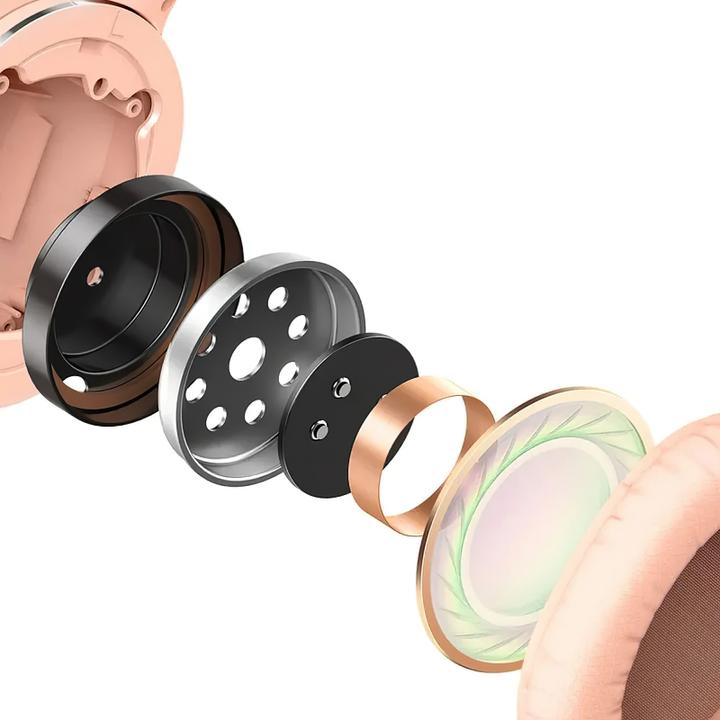 Produktbild Baseus Encok Wireless headphone D02 Pro (pink) (ANC, 40 h, Kabelgebunden)