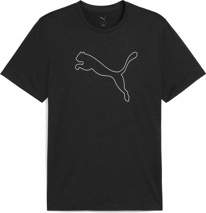 Puma M TAD ESSENTIAL HEATHER CAT TEE (CF large cat)