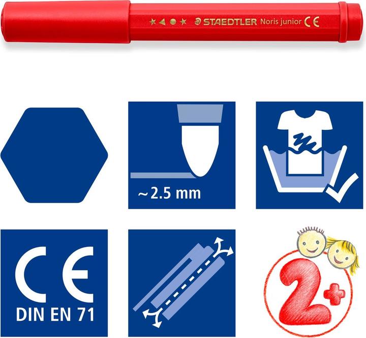 Productafbeelding Staedtler Vezelpennen (Multinational, 12 x)
