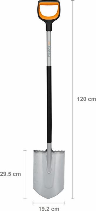 Actual product image Fiskars Xact spade