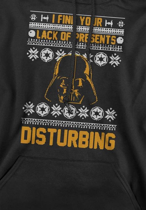Immagine prodotto Star Wars Lack Of Christmas Presents Felpa con Cappuccio Isola Bella Uomo (XL)