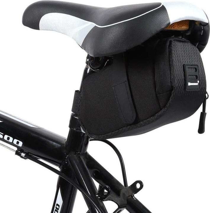 Produktbild Wozinsky small bicycle saddle bag 0.6 l black (WBB8BK black) (0.60 l, Rahmentasche)