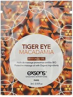 Produktbild Exsens TIGER EYE MACADAMIA Organic Massage Oil with stones (3 ml x 10 szt.) (3 ml)