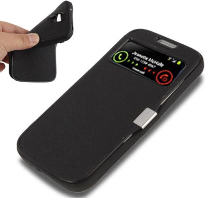 Produktbild König Design Design Handytasche für Samsung Galaxy S4 i9500 / i9505 / i9506 / Value Edition GT i9515 Schwarz (Samsung Galaxy S4)