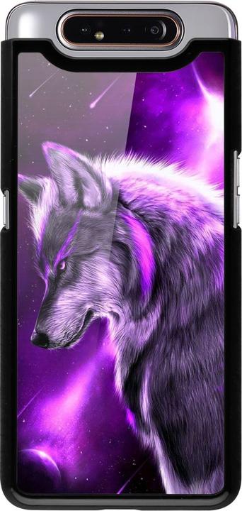 Produktbild PhoneLook Hülle Purple Sky Wolf (Samsung Galaxy A80)