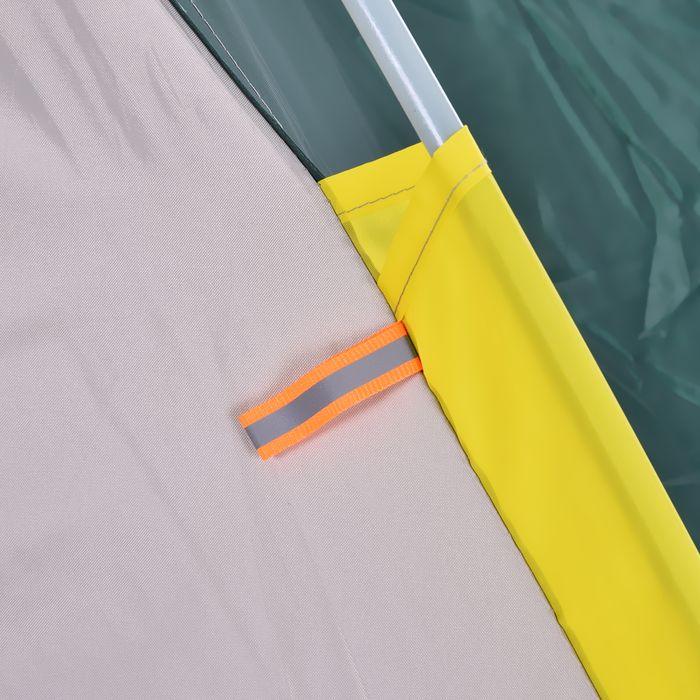 Produktbild Swisshandel24 Zelt für 3 Personen, Campingzelt mit Heringen, Kuppelzelt, Polyester, Grün, 205 x 195 x 135 cm (Kuppelzelt, 3.20 kg, 3 Personen)