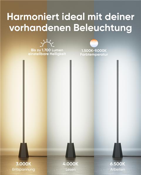 Produktbild eufy Indoor Floor Lamp E10 (1500 lm)