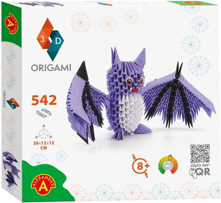Image du produit Selecta Spielzeug ORIGAMI 3D - Chauve-souris, 542 pièces