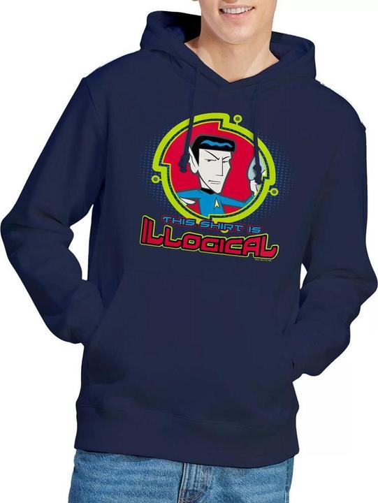 Immagine prodotto Star Trek Quogs Illogical Felpa con Cappuccio Uomo (M)