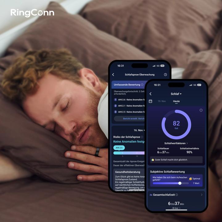 Actual product image RingConn Smart Ring (Gen2) (11, Black)