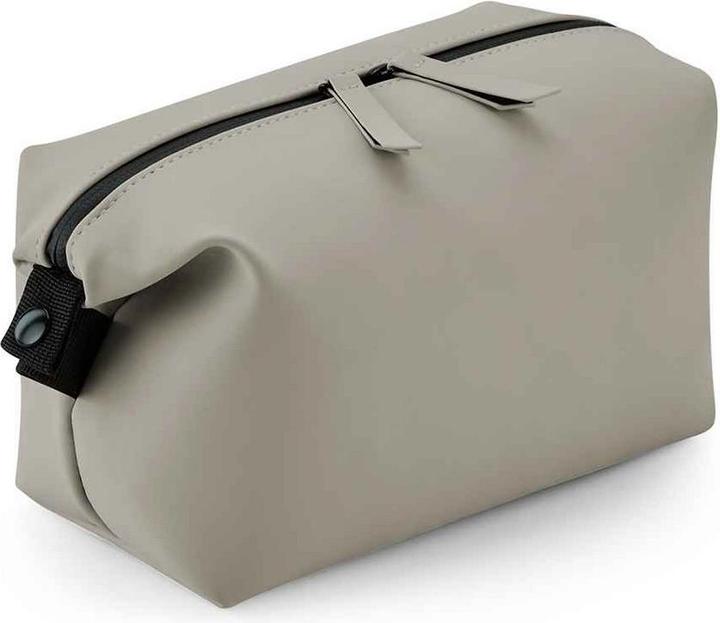 Actual product image Bagbase Matte PU toiletry bag