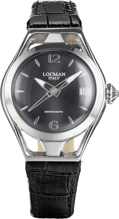 Actual product image Locman Italy Ladies' Watch Montecristo Lady black Ref. 0526 (Analogue wristwatch, 36 mm)