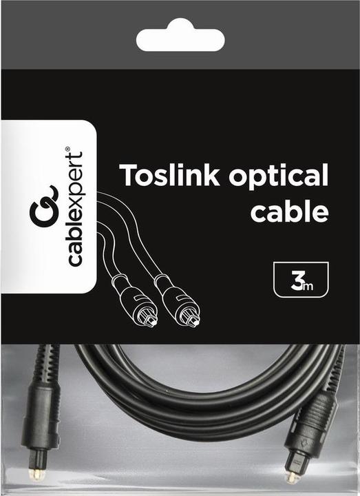 Actual product image Gembird Digital audio cable (optical) (3 m, Optical)