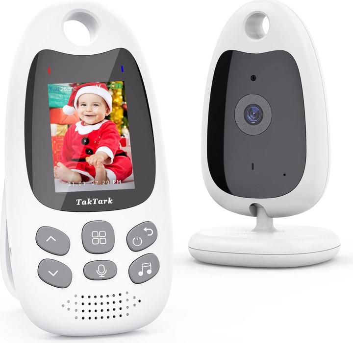 Immagine prodotto TakTark Baby Monitor con telecamera da 2 pollici (Video e audio, 260 m)