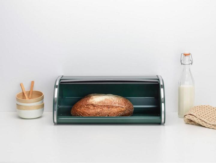 Actual product image Brabantia roll-top bread bin pine green