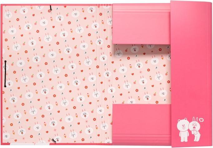 Actual product image Line Friends CONY Bunny A4 Document Folder (24 x 34 cm) (A4)
