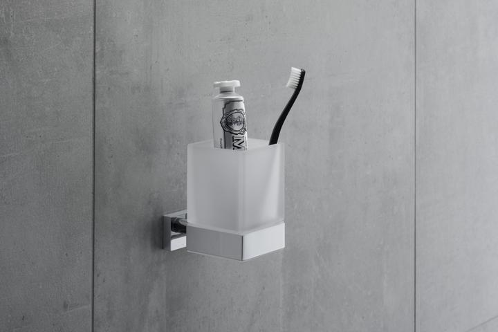 Immagine prodotto Duravit Portabicchieri KARREE in vetro cromo opaco