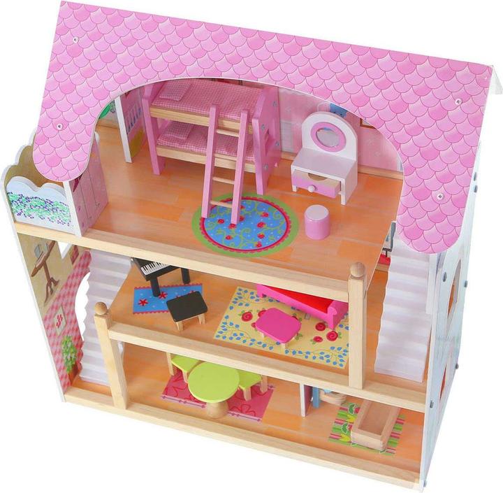 Produktbild EcoToys Märchenhaus mit Möbeln
