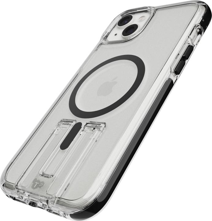 Actual product image tech21 EvoCrystal Kick Case MagSafe iP 15 Plus Clear/Black (Apple iPhone 15 Plus)