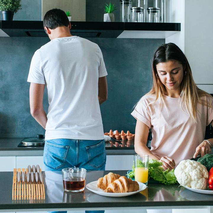 Actual product image Relaxdays Knife block