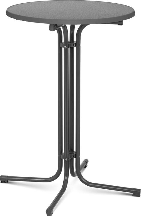 Royal Catering Stehtisch klappbar Bistrotisch Bartisch Bistro Tisch Gastro rund Ø 70 cm grau (78 x 70 cm)