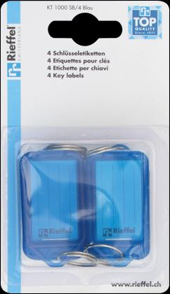 Rieffel Schlüsseletiketten KT 1000 SB/4 BLAU