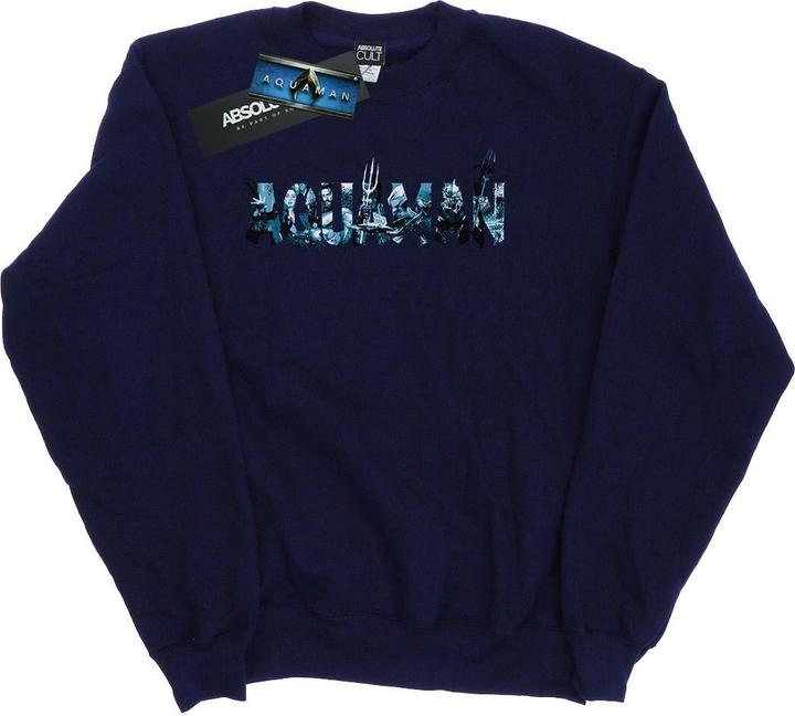 Aquaman Text Logo Sweatshirt (XL)