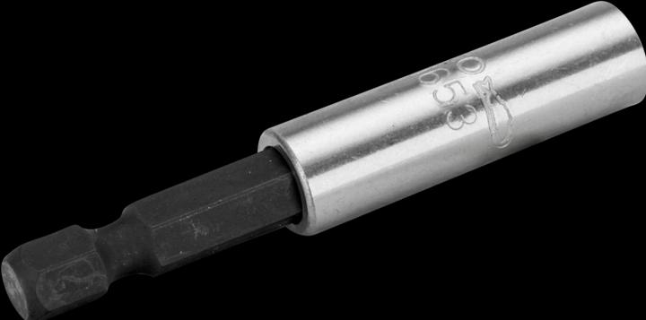 Actual product image Bahco 1/4" Magnetic universal bit holder, hexagonal 60 mm - 1 piece/plastic holder (1/4 in)