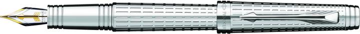 Produktbild Parker Pen Premier Deluxe Graduated Chiselling (Silber)