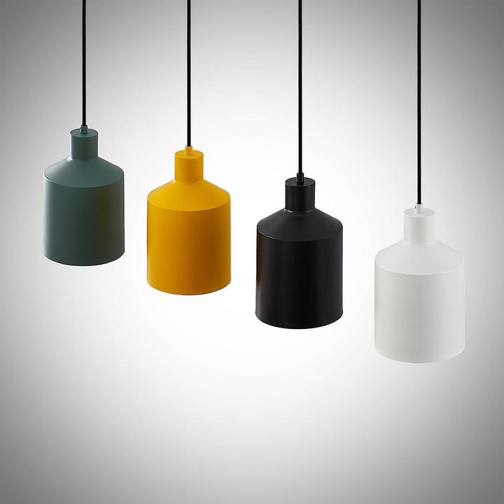 Immagine prodotto Lindby Lampada a sospensione Tirane Nero/Bianco/Verde/Giallo (E27)