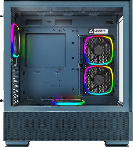 Actual product image Montech SKY TWO, Midi Tower - blue (ATX, Mini-ITX, mATX)