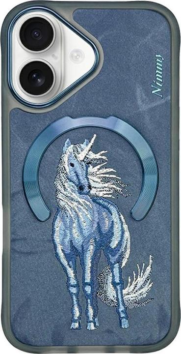 Image du produit Nimmy Case Magnetic Fantasy Animal MagSafe for iPhone 16 blue (Apple iPhone 16)