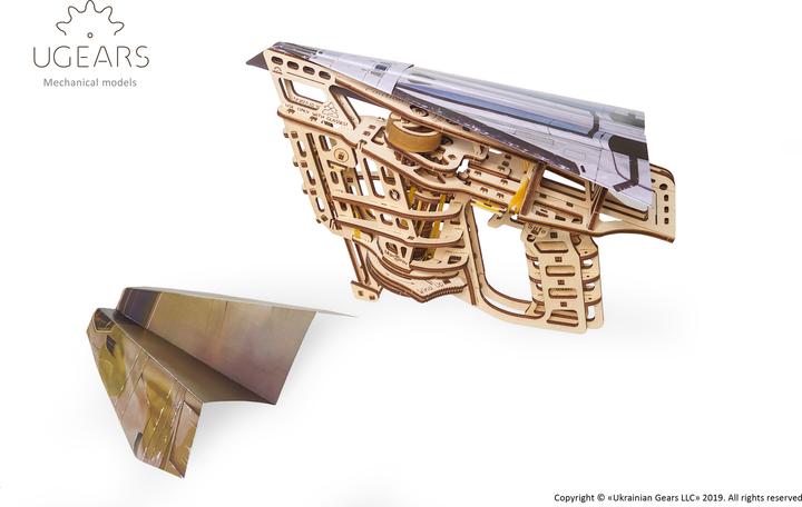 Produktbild Ugears Flugzeugstarter mechanische Modell Bausatz