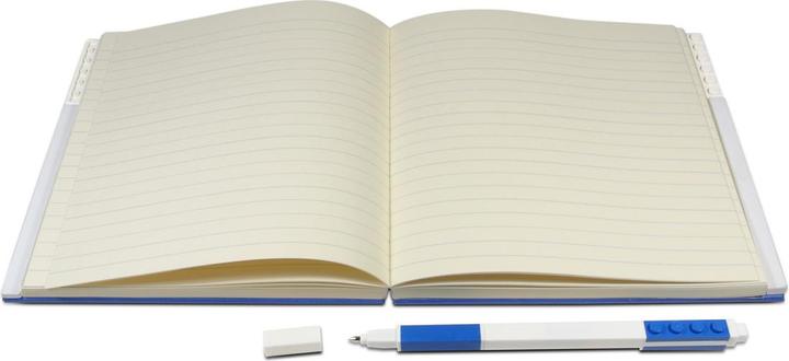 Image du produit LEGO Bloc-notes bleu Square avec stylo (LEGO DC)
