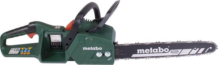 Metabo MS 36-18 LTX BL 40 Akku Kettensäge 36 V ( 2x 18 V ) 40 cm 22 m/s Brushless + 2x Akku 10,0 A (Akku Kettensäge)